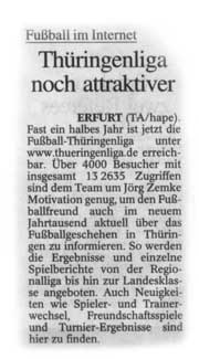 Zeitung www.thueringenliga.de
